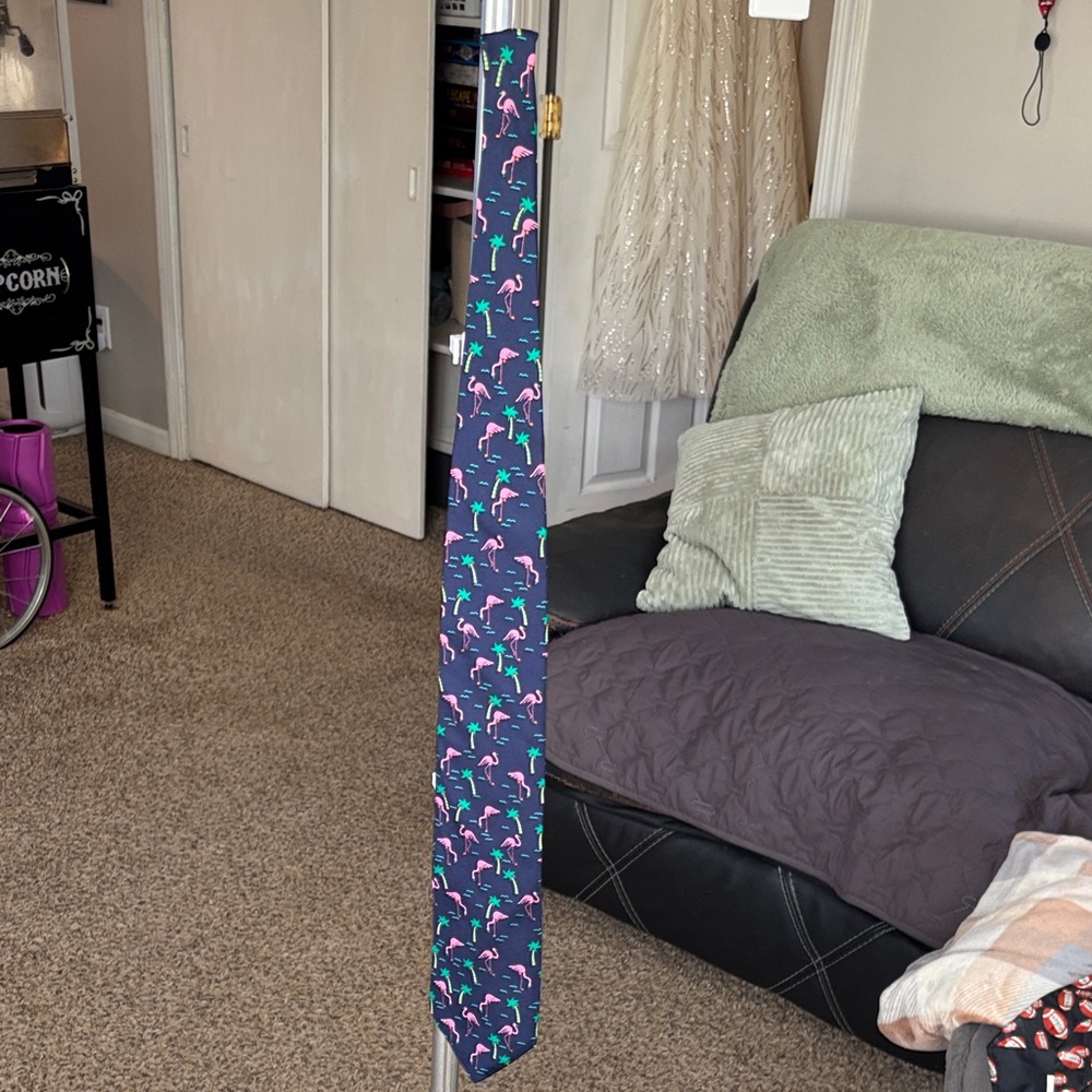 Lynn Flamingo Patterned Tie